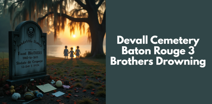 Devall Cemetery Baton Rouge 3 Brothers Drowning