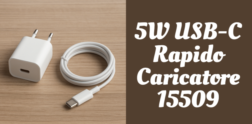 5W USB-C Rapido Caricatore 15509