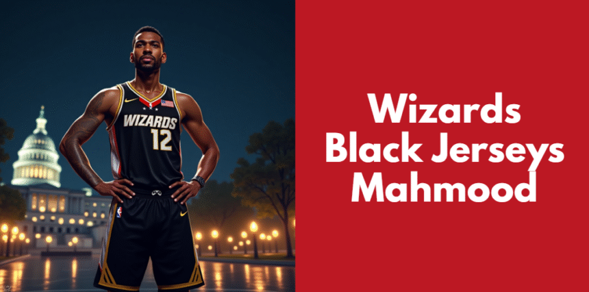Wizards Black Jerseys Mahmood